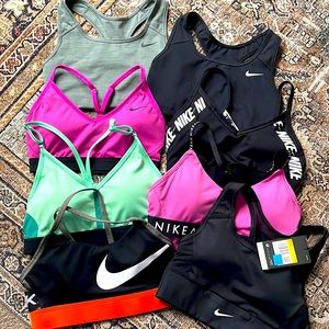 LOT size small Nike sports bras